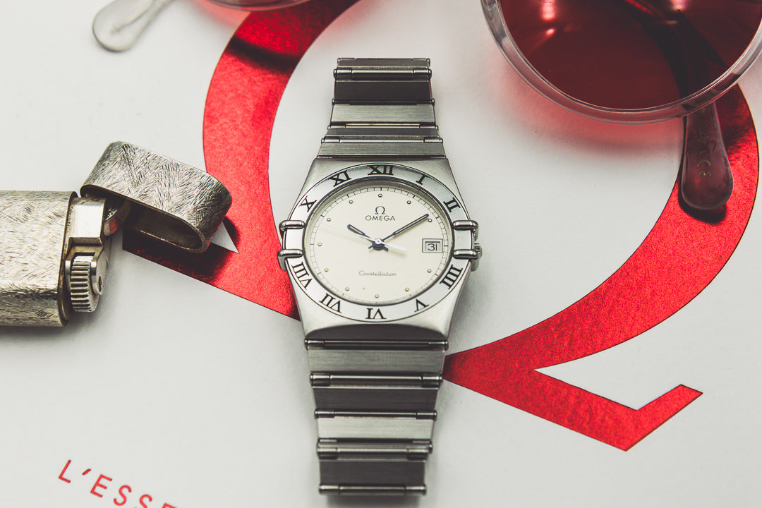 
Omega Constellation Manhattan montre vintage acier