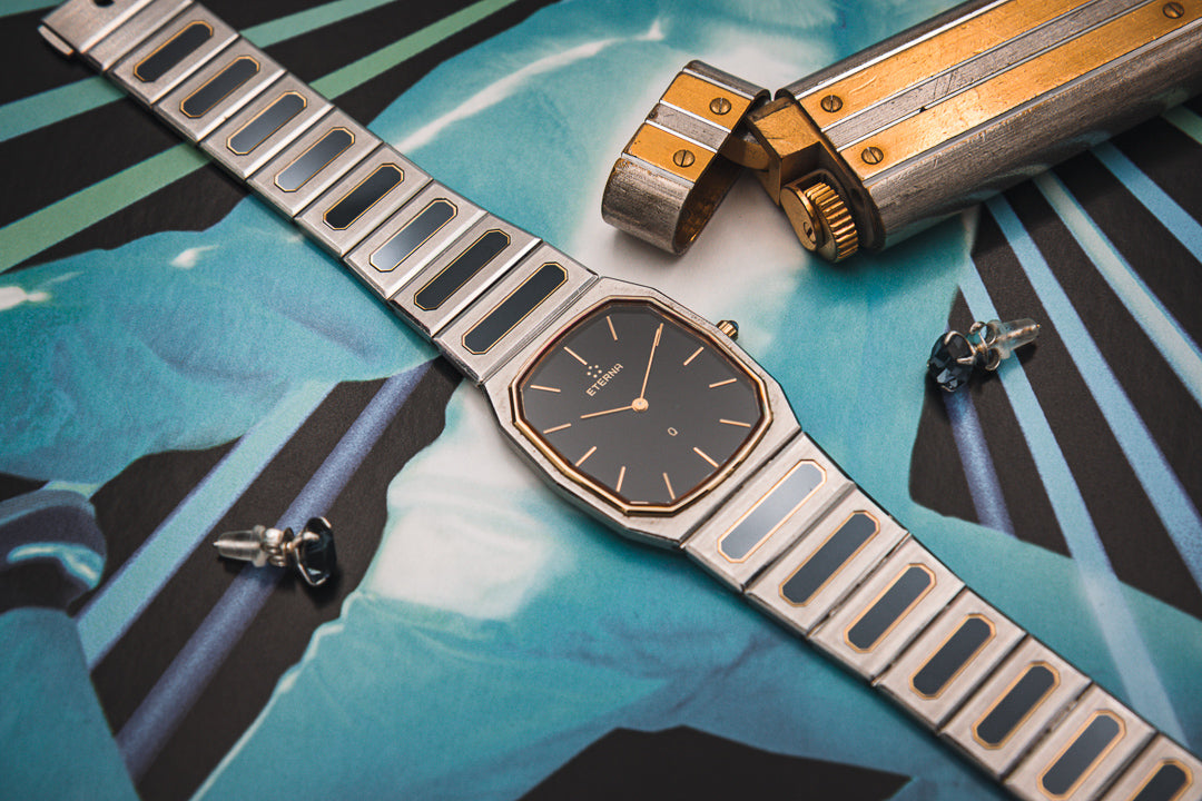 
Eterna CXXV montre vintage bicolore