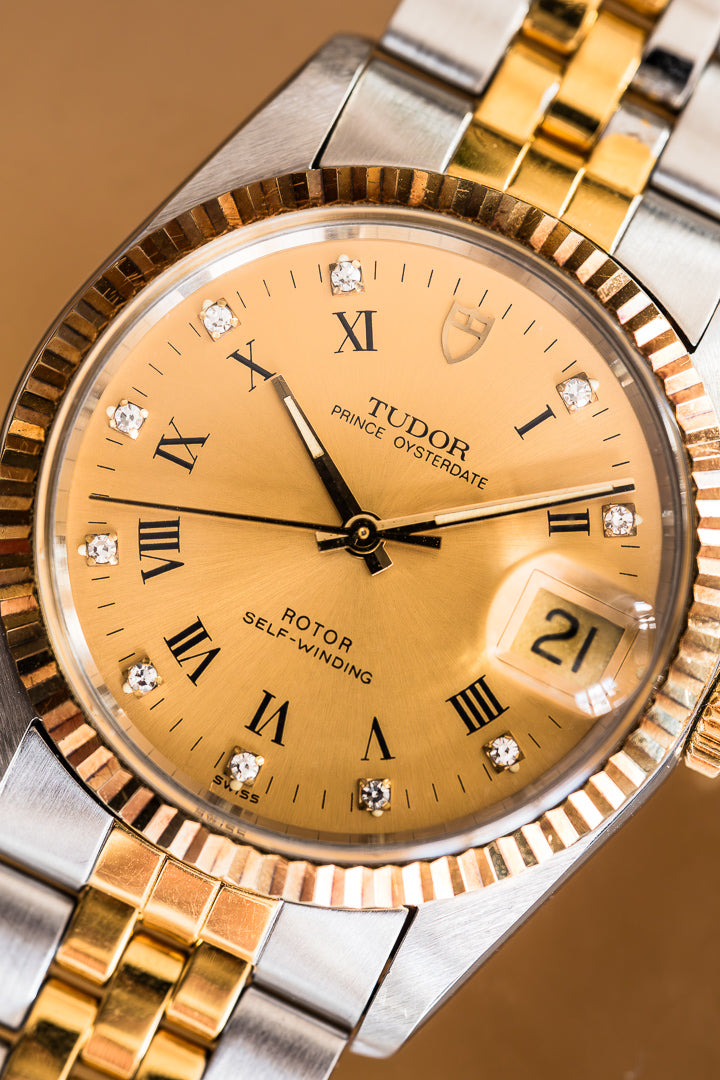 
Tudor Prince OysterDate montre vintage bicolore
