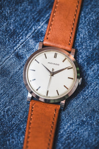 
Movado Silhouette montre vintage acier