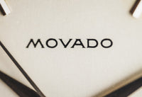 
Movado Silhouette montre vintage acier