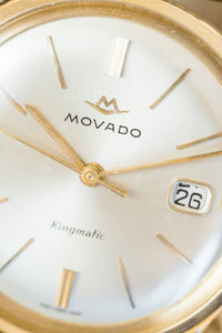 
Movado Kingmatic Sub-Sea montre vintage plaqué or rose