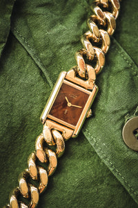 
Cartier Must de Tank PM Roy King montre vintage vermeil