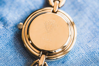
Gucci Lunettes interchangeable montre vintage plaqué or