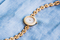 
Gucci Lunettes interchangeable montre vintage plaqué or
