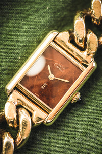
Cartier Must de Tank PM Roy King montre vintage vermeil