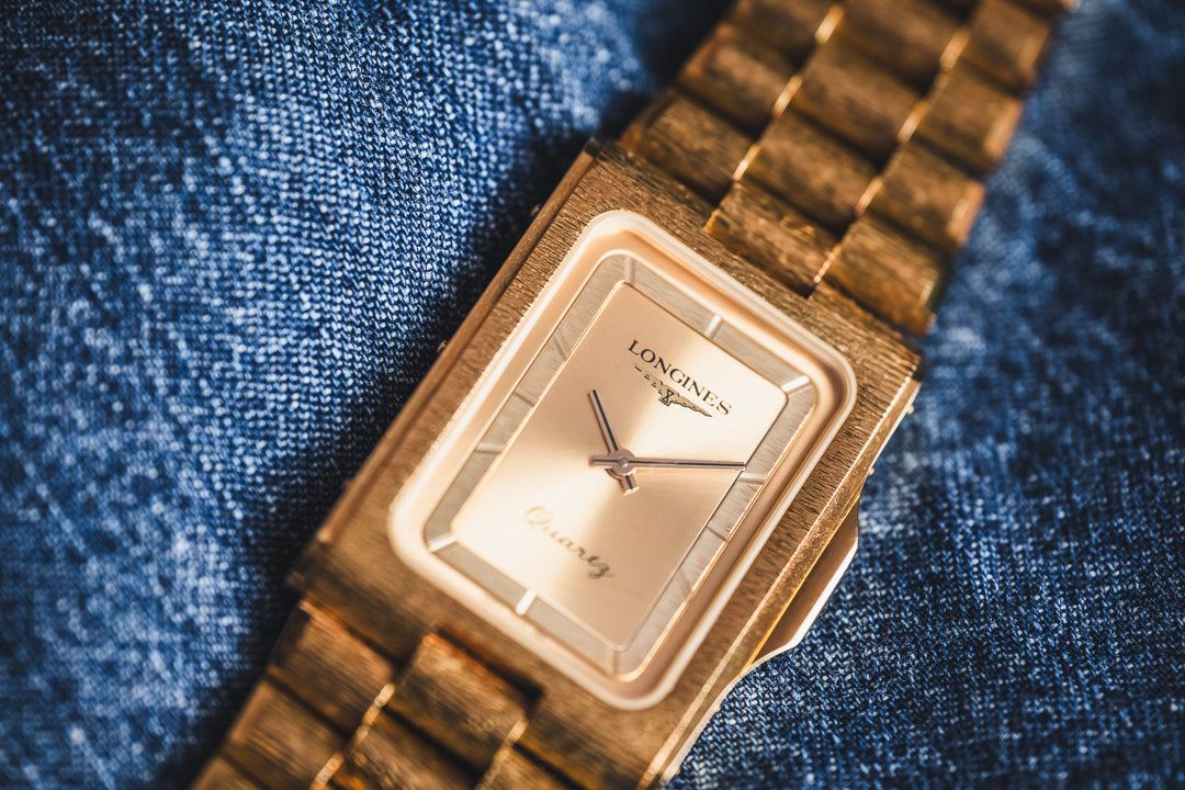 
Longines Gold Medal Olympics 1984 montre vintage plaqué or