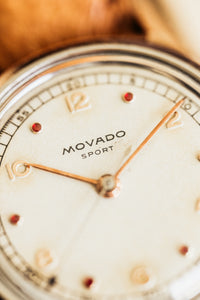 
Movado Sport montre vintage plaqué or