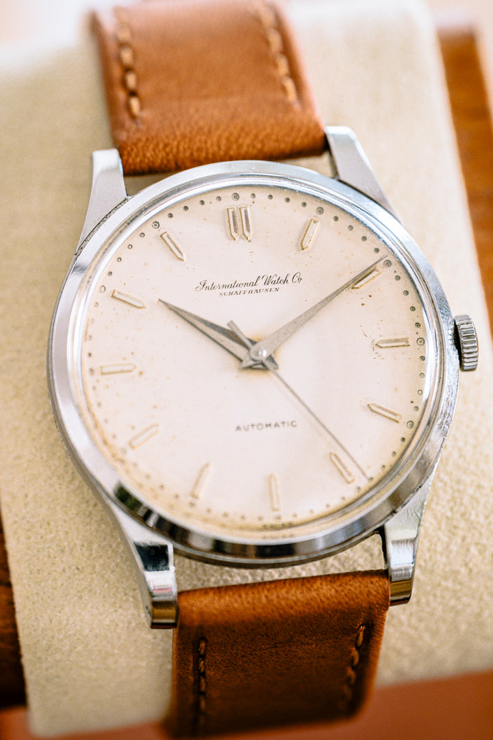 
IWC Calatrava montre vintage acier