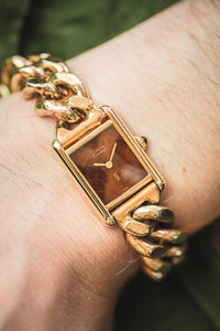 
Cartier Must de Tank PM Roy King montre vintage vermeil