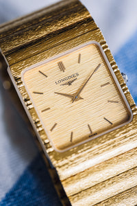 
Longines L.7.867.2 Bark Finish montre vintage plaqué or