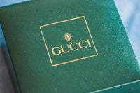
Gucci Lunettes interchangeable montre vintage plaqué or