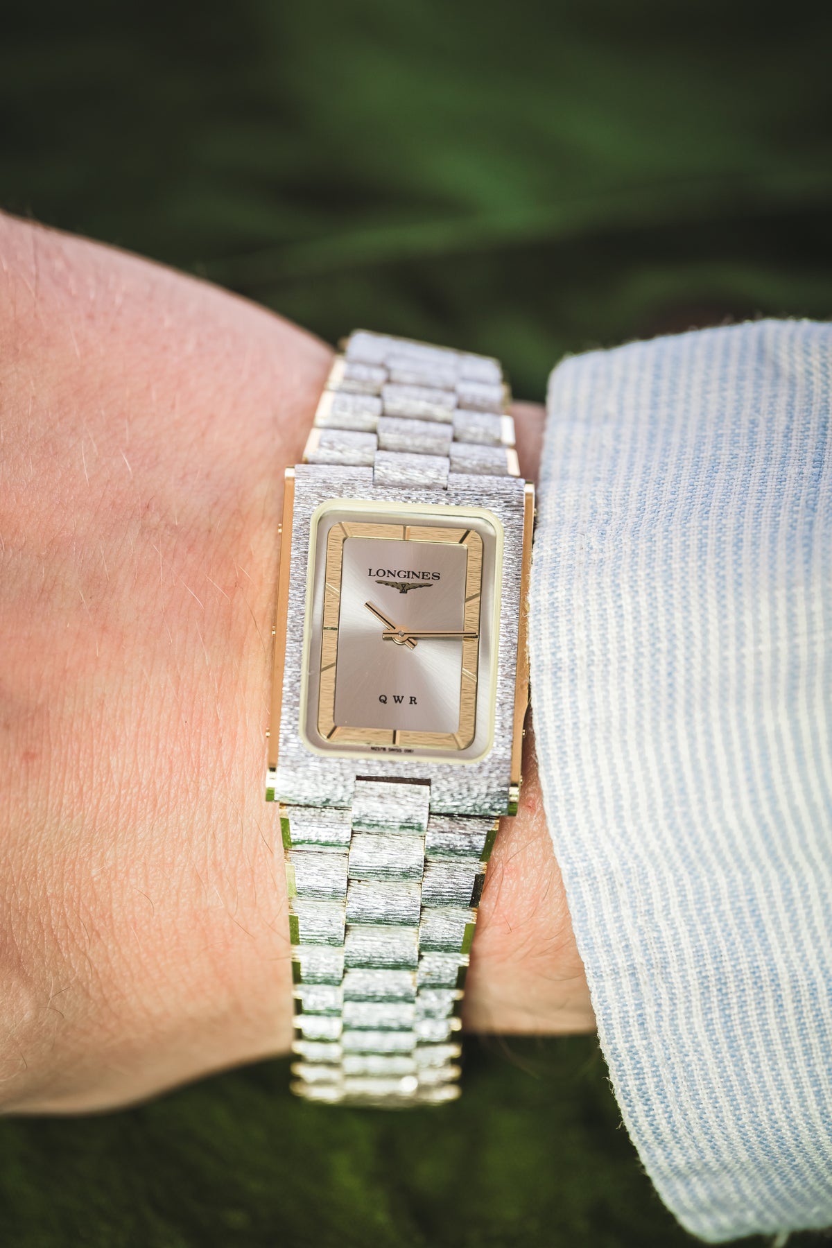 
Longines Gold Medal Olympics 1984 montre vintage bicolore
