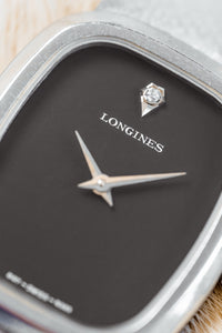 
Longines Ellipse Diamond Pip montre vintage acier