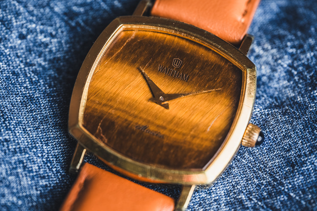 
Waltham Maxim TV montre vintage plaqué or