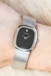 
Longines Ellipse Diamond Pip montre vintage acier