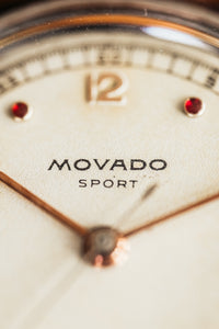 
Movado Sport montre vintage plaqué or
