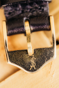 
Yves Saint Laurent Cœur montre vintage plaqué or