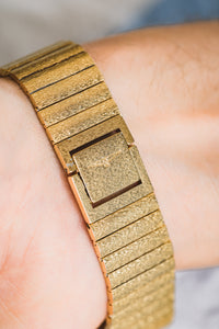 
Longines L.7.867.2 Bark Finish montre vintage plaqué or