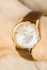 
Movado Kingmatic Sub-Sea montre vintage plaqué or rose