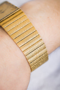 
Longines L.7.867.2 Bark Finish montre vintage plaqué or