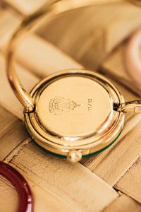 
Gucci Lunettes interchangeable montre vintage plaqué or
