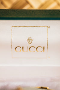 
Gucci Lunettes interchangeable montre vintage plaqué or