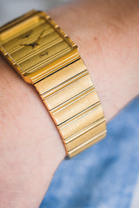 
Longines Polo montre vintage plaqué or
