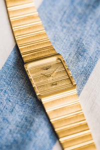 
Longines Polo montre vintage plaqué or