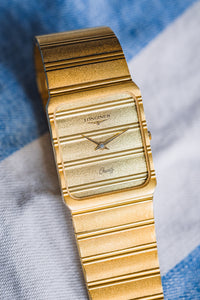 
Longines Polo montre vintage plaqué or
