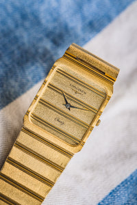 
Longines Polo montre vintage plaqué or