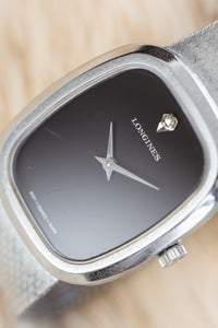 
Longines Ellipse Diamond Pip montre vintage acier