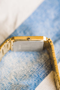 
Longines Polo montre vintage plaqué or
