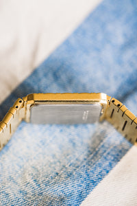 
Longines Polo montre vintage plaqué or