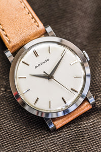 
Movado Silhouette montre vintage acier