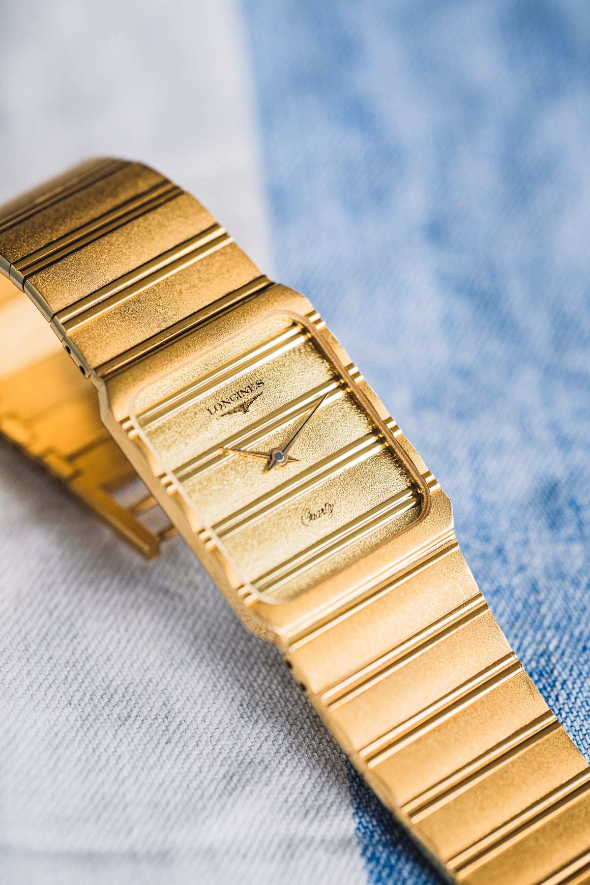 
Longines Polo montre vintage plaqué or