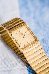 
Longines L.7.867.2 Bark Finish montre vintage plaqué or
