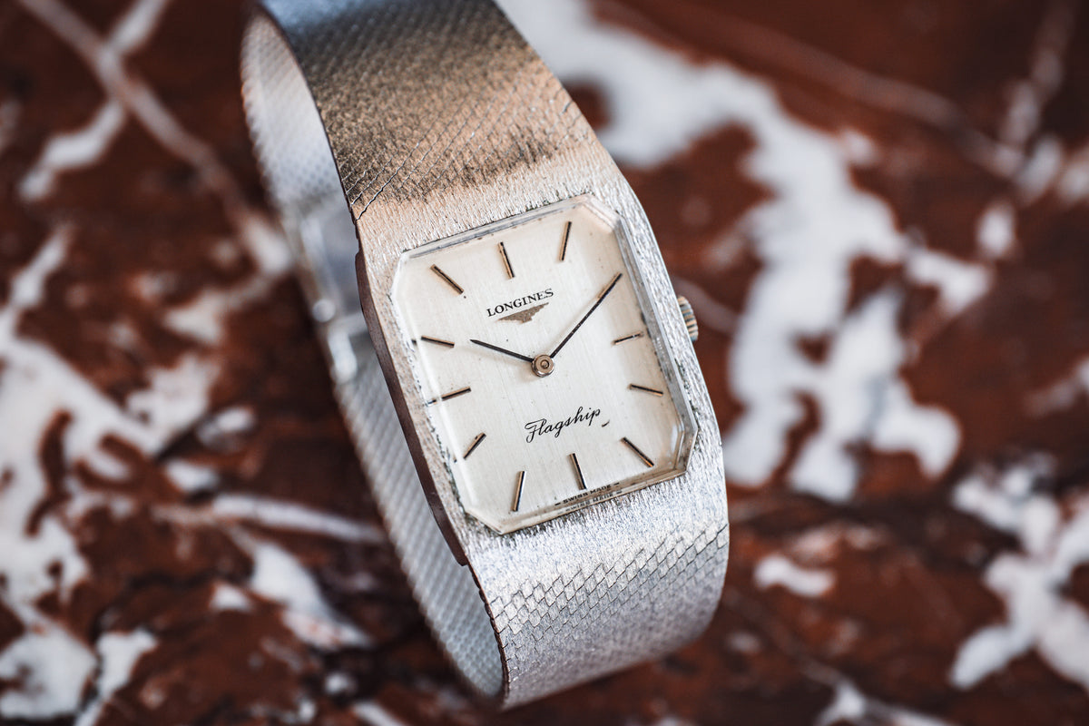 
Longines Flagship montre vintage acier