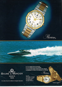 
Baume & Mercier Riviera montre vintage acier