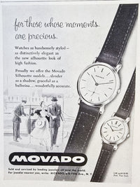 
Movado Silhouette montre vintage acier